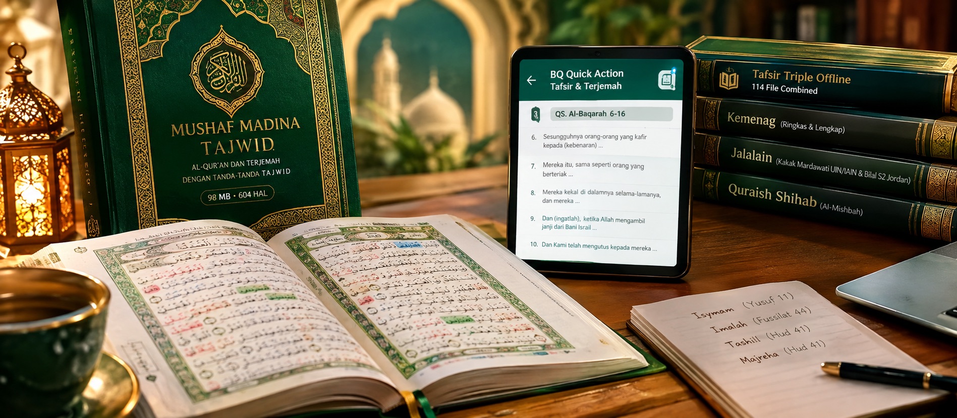 Mengenal Bacaan Gharib dan Khusus Mushaf Madinah